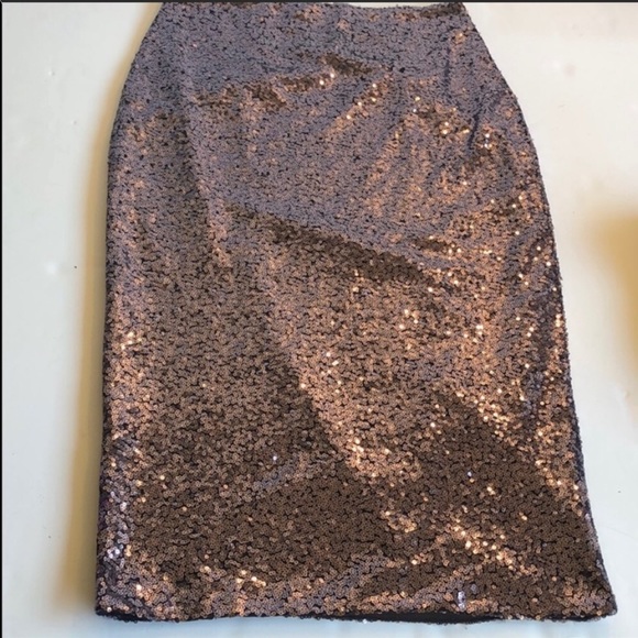 Lush sequin pencil skirt purple size small - Picture 7 of 7